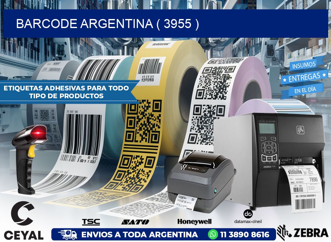 BARCODE ARGENTINA ( 3955 )