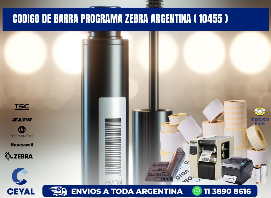 CODIGO DE BARRA PROGRAMA ZEBRA ARGENTINA ( 10455 )