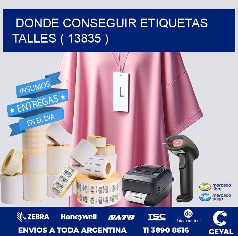 DONDE CONSEGUIR ETIQUETAS TALLES ( 13835 )