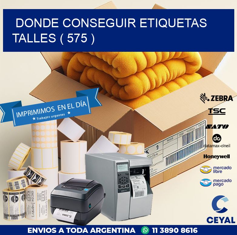 DONDE CONSEGUIR ETIQUETAS TALLES ( 575 )