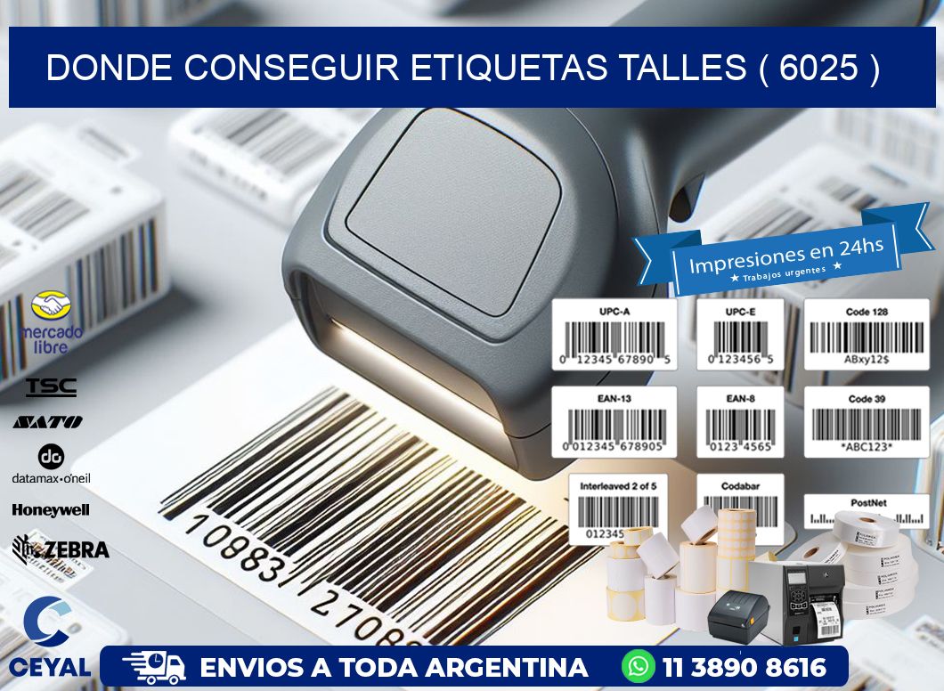 DONDE CONSEGUIR ETIQUETAS TALLES ( 6025 )