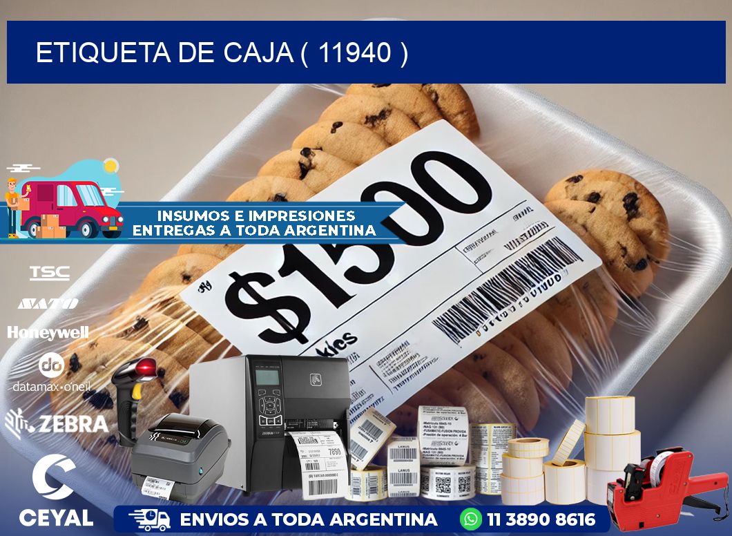 ETIQUETA DE CAJA ( 11940 )