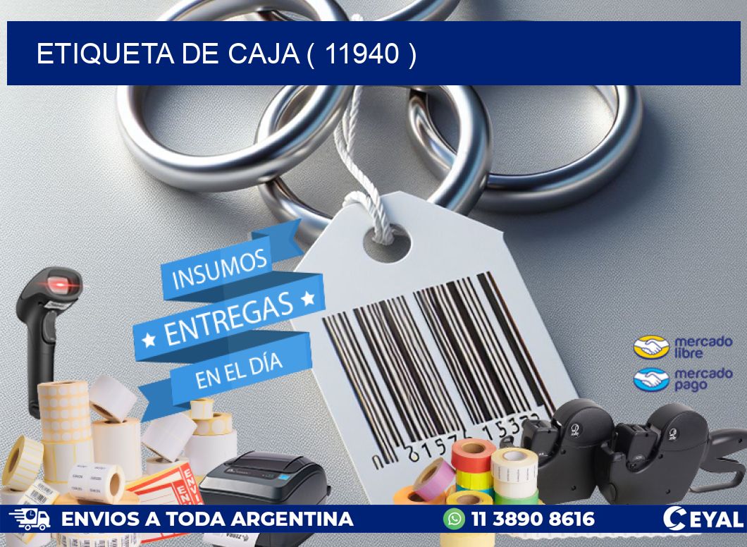 ETIQUETA DE CAJA ( 11940 )