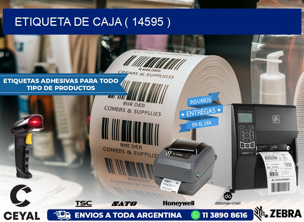 ETIQUETA DE CAJA ( 14595 )