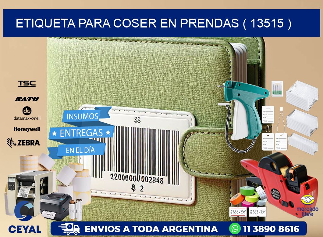 ETIQUETA PARA COSER EN PRENDAS ( 13515 )