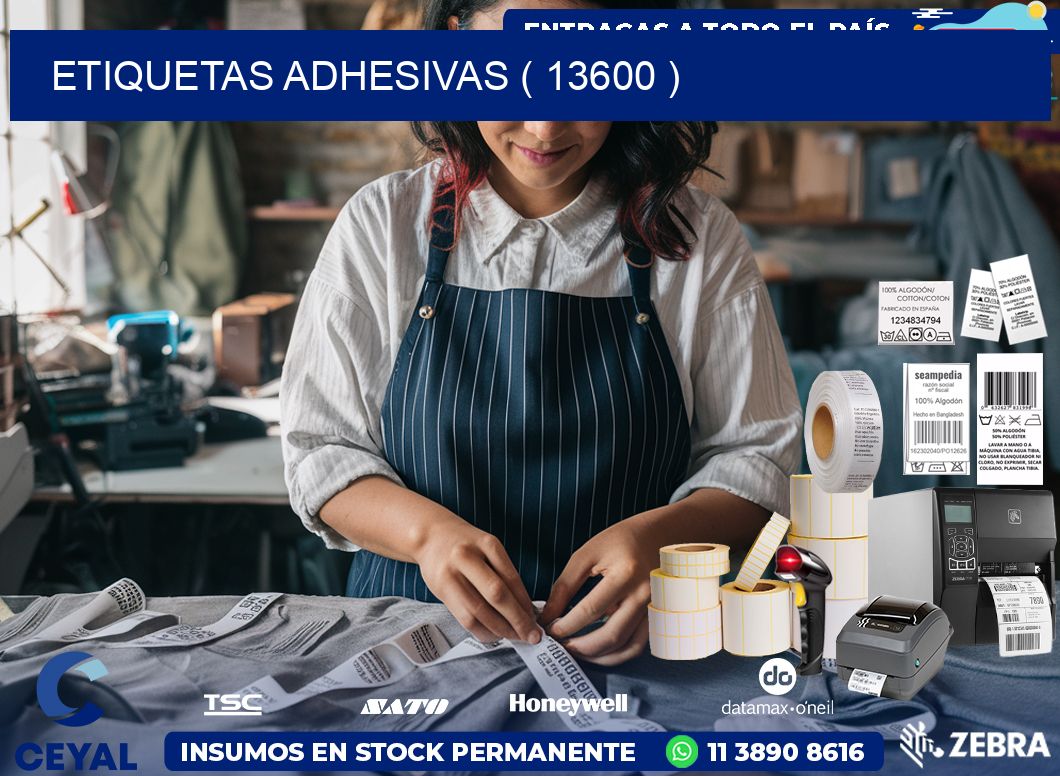 ETIQUETAS ADHESIVAS ( 13600 )