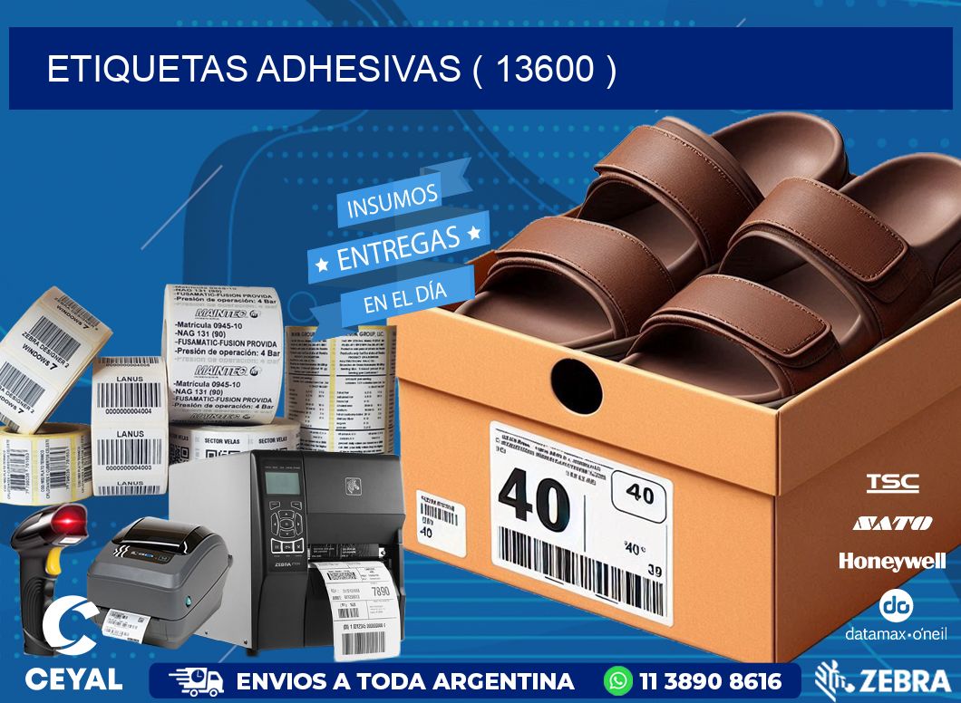 ETIQUETAS ADHESIVAS ( 13600 )