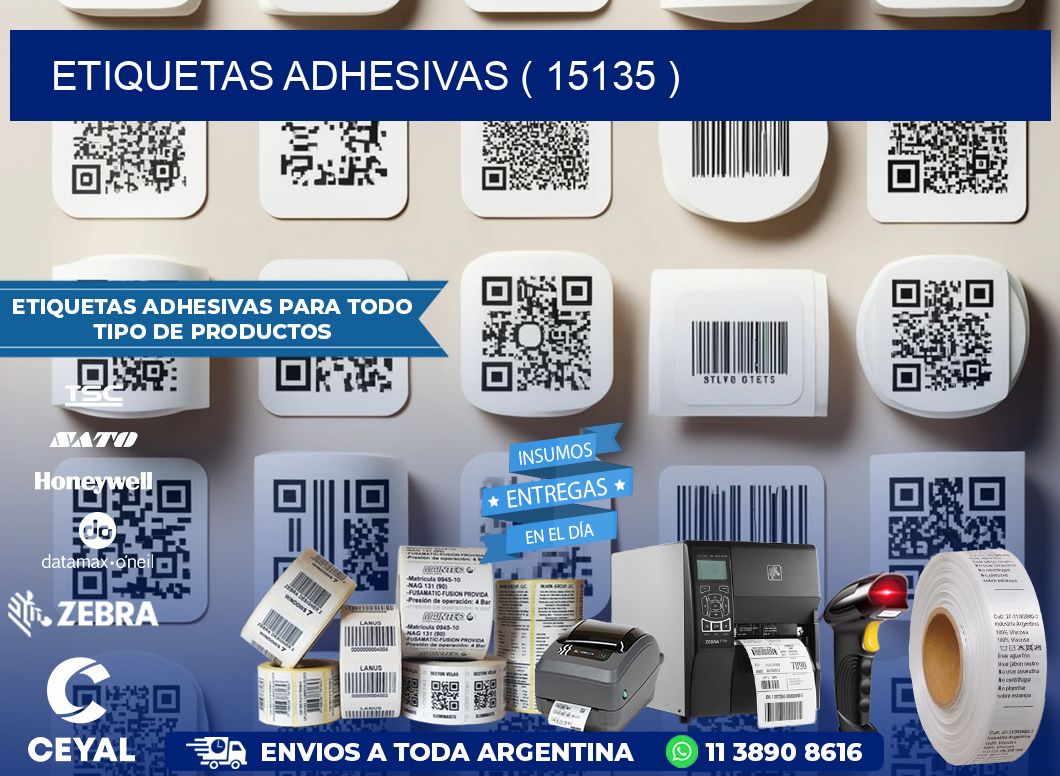 ETIQUETAS ADHESIVAS ( 15135 )