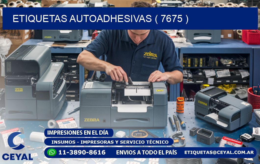 ETIQUETAS AUTOADHESIVAS ( 7675 )