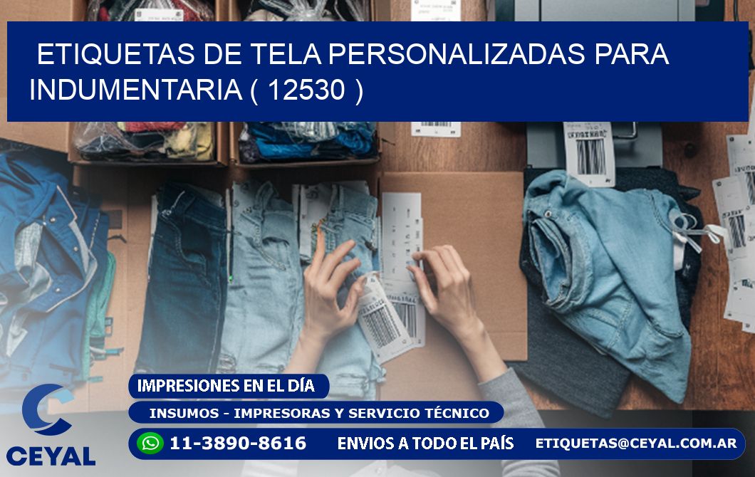 ETIQUETAS DE TELA PERSONALIZADAS PARA INDUMENTARIA ( 12530 )