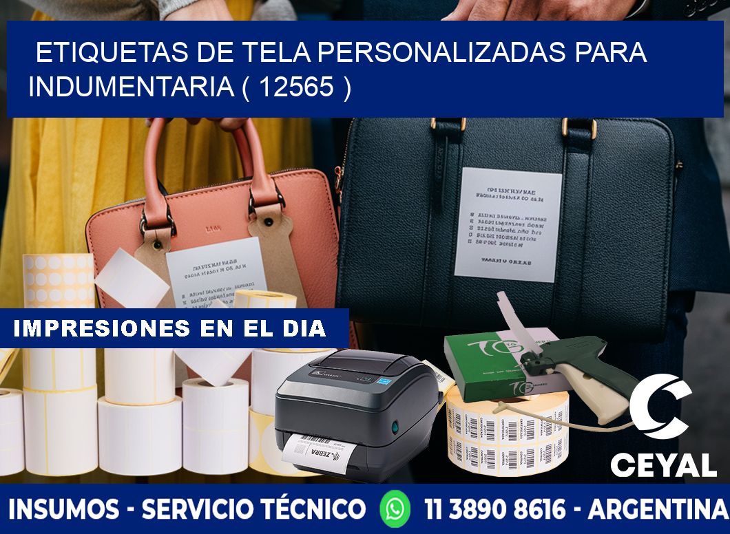 ETIQUETAS DE TELA PERSONALIZADAS PARA INDUMENTARIA ( 12565 )