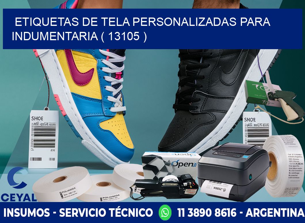 ETIQUETAS DE TELA PERSONALIZADAS PARA INDUMENTARIA ( 13105 )