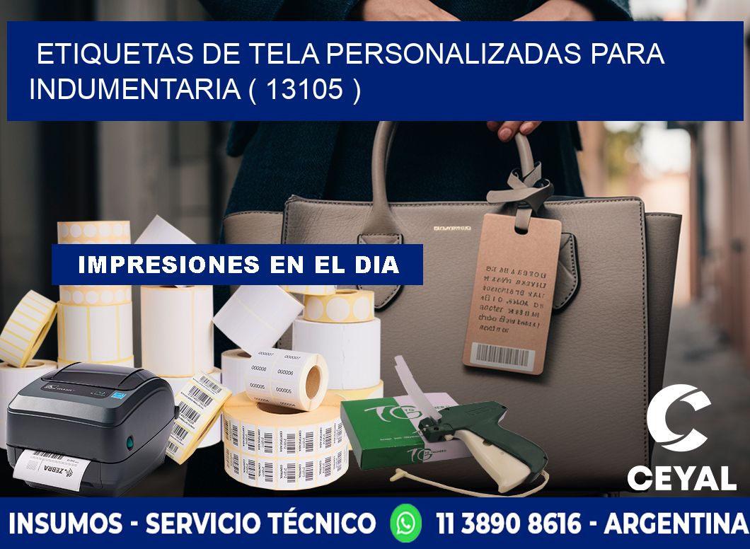 ETIQUETAS DE TELA PERSONALIZADAS PARA INDUMENTARIA ( 13105 )