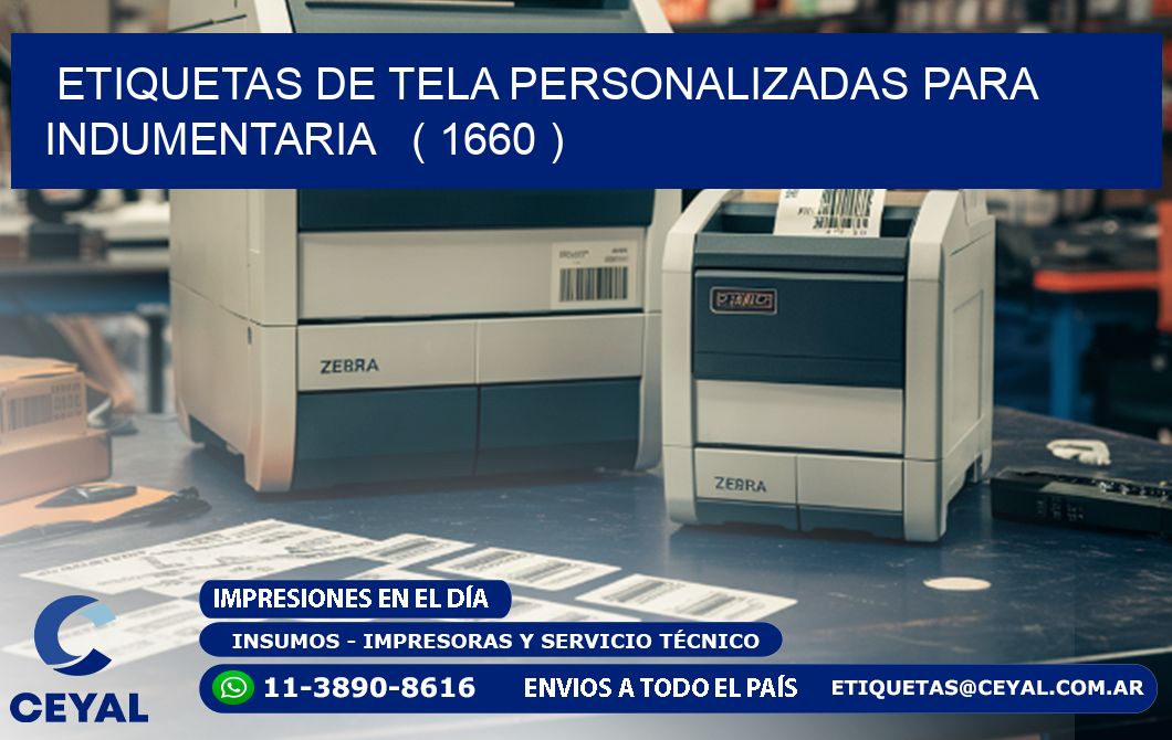 ETIQUETAS DE TELA PERSONALIZADAS PARA INDUMENTARIA ( 1660 )