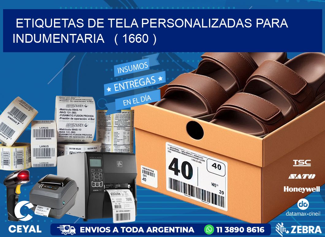 ETIQUETAS DE TELA PERSONALIZADAS PARA INDUMENTARIA ( 1660 )