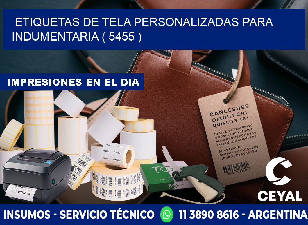 ETIQUETAS DE TELA PERSONALIZADAS PARA INDUMENTARIA ( 5455 )