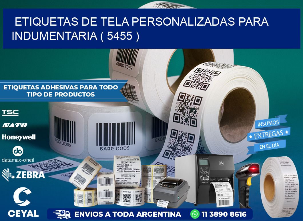 ETIQUETAS DE TELA PERSONALIZADAS PARA INDUMENTARIA ( 5455 )