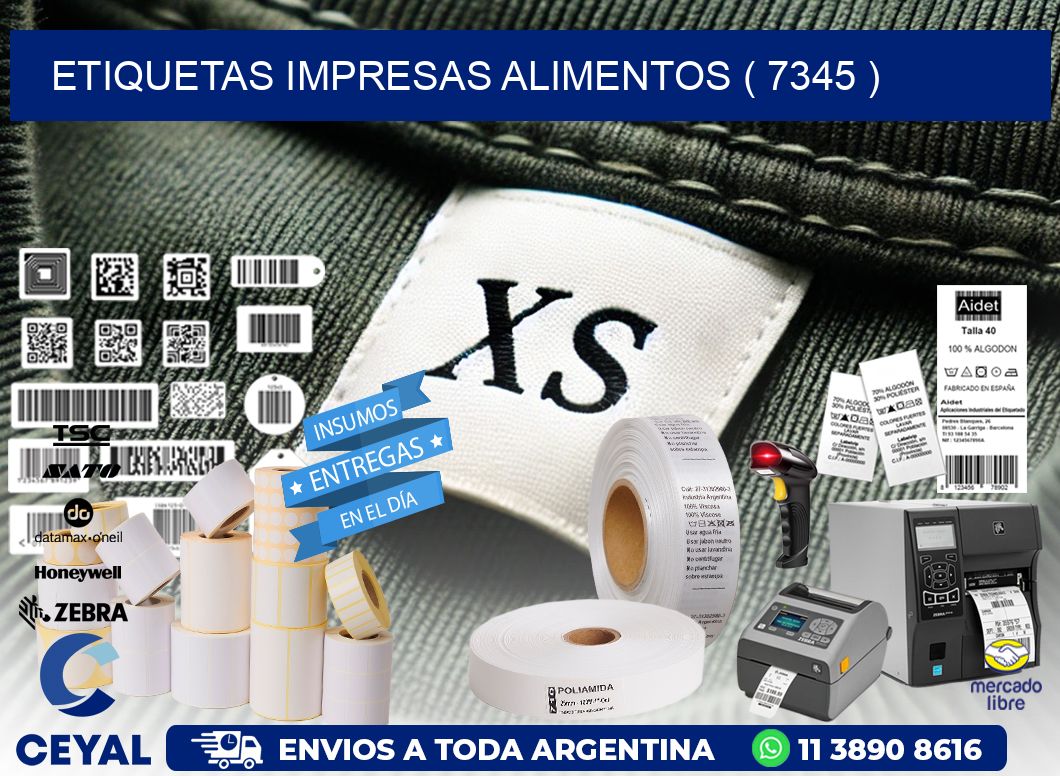 ETIQUETAS IMPRESAS ALIMENTOS ( 7345 )
