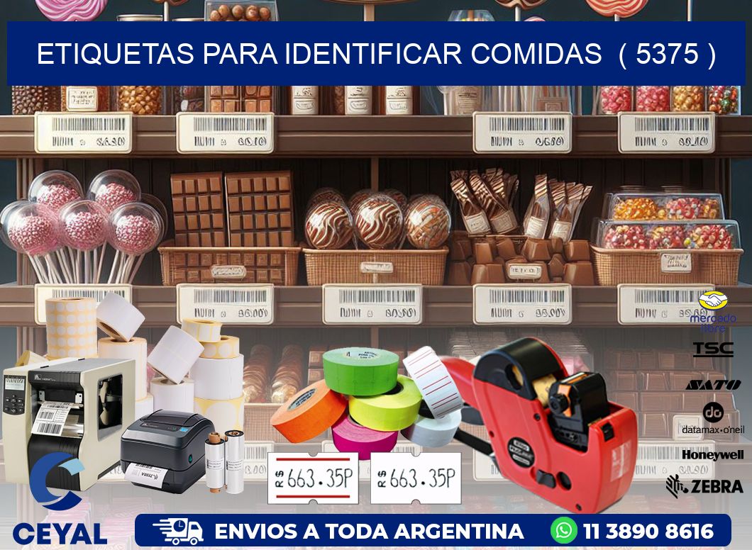 ETIQUETAS PARA IDENTIFICAR COMIDAS ( 5375 )