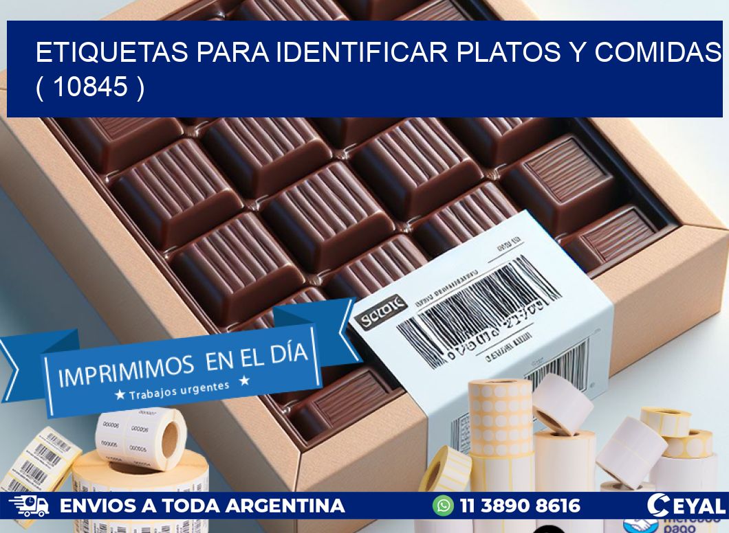 ETIQUETAS PARA IDENTIFICAR PLATOS Y COMIDAS ( 10845 )