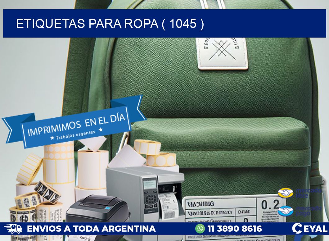 ETIQUETAS PARA ROPA ( 1045 )