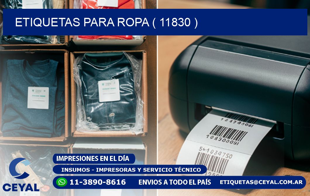 ETIQUETAS PARA ROPA ( 11830 )
