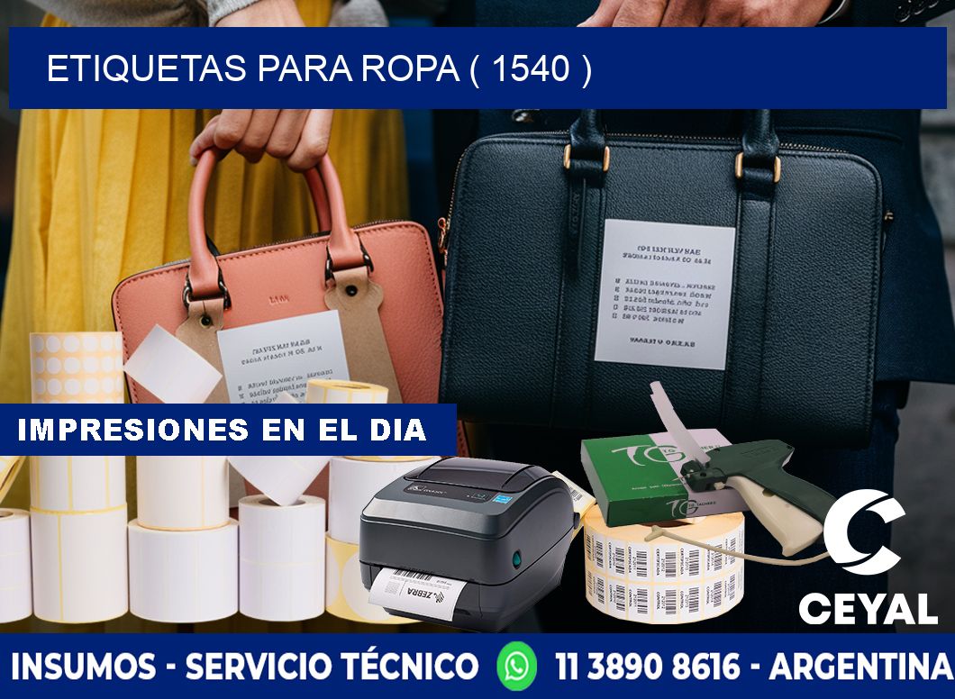ETIQUETAS PARA ROPA ( 1540 )