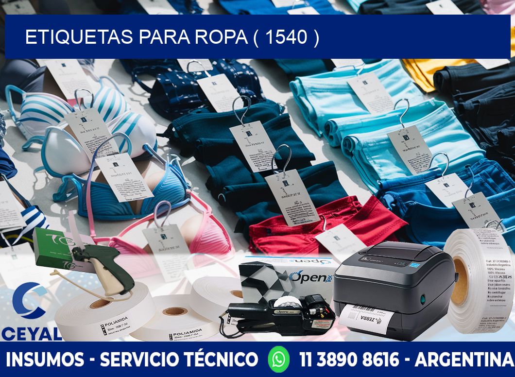 ETIQUETAS PARA ROPA ( 1540 )