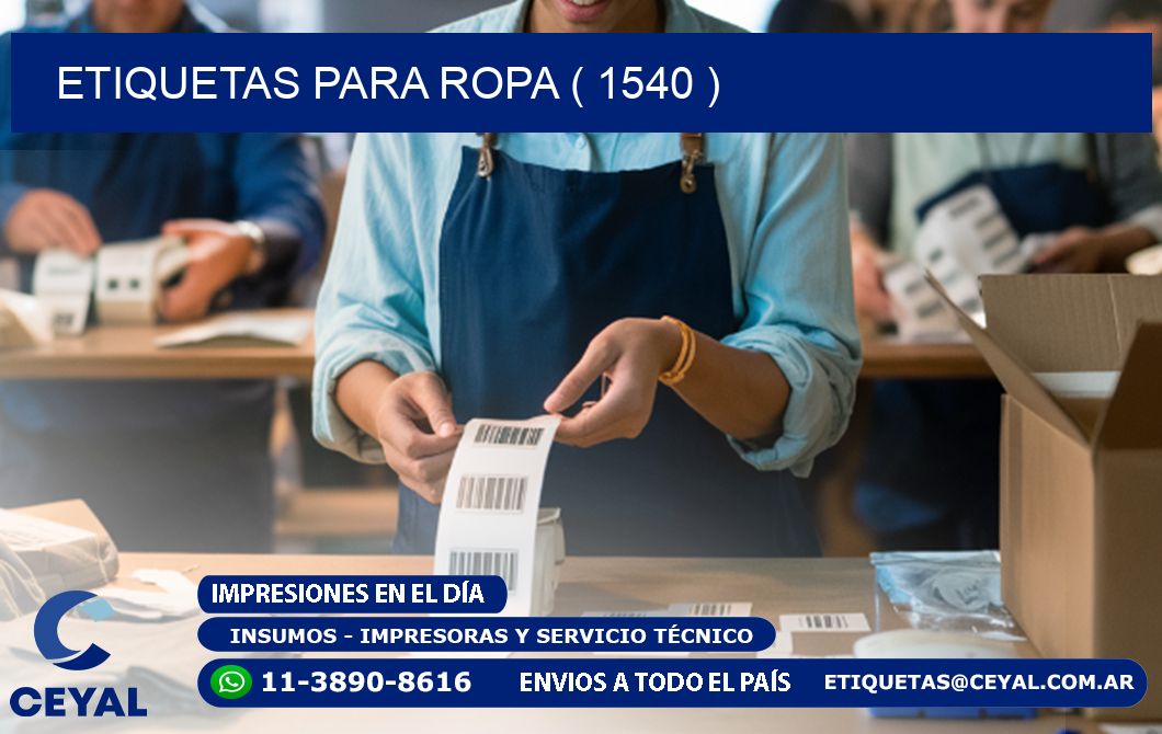 ETIQUETAS PARA ROPA ( 1540 )