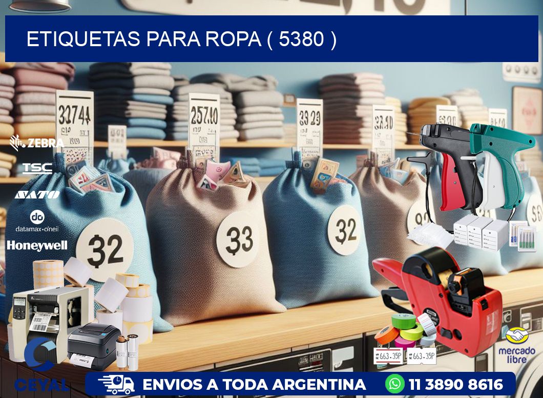 ETIQUETAS PARA ROPA ( 5380 )