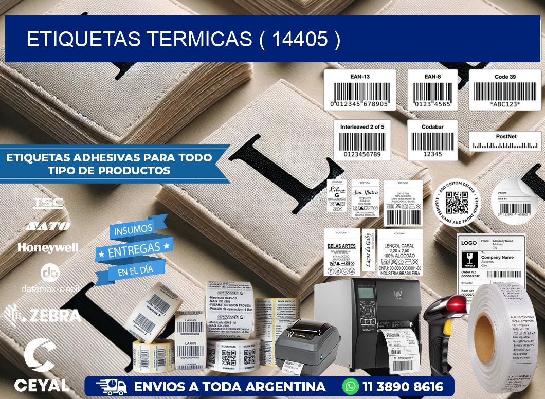 ETIQUETAS TERMICAS ( 14405 )