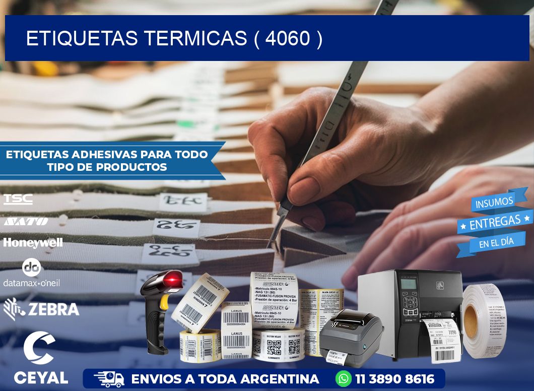 ETIQUETAS TERMICAS ( 4060 )