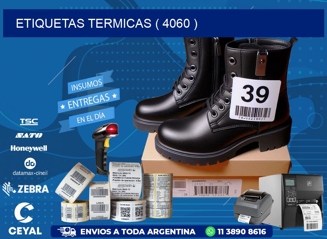 ETIQUETAS TERMICAS ( 4060 )