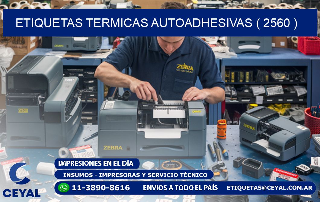 ETIQUETAS TERMICAS AUTOADHESIVAS ( 2560 )