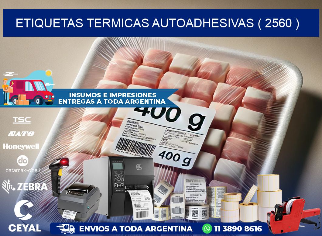 ETIQUETAS TERMICAS AUTOADHESIVAS ( 2560 )