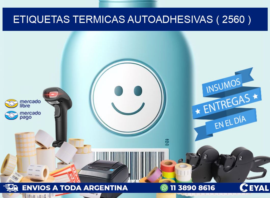 ETIQUETAS TERMICAS AUTOADHESIVAS ( 2560 )