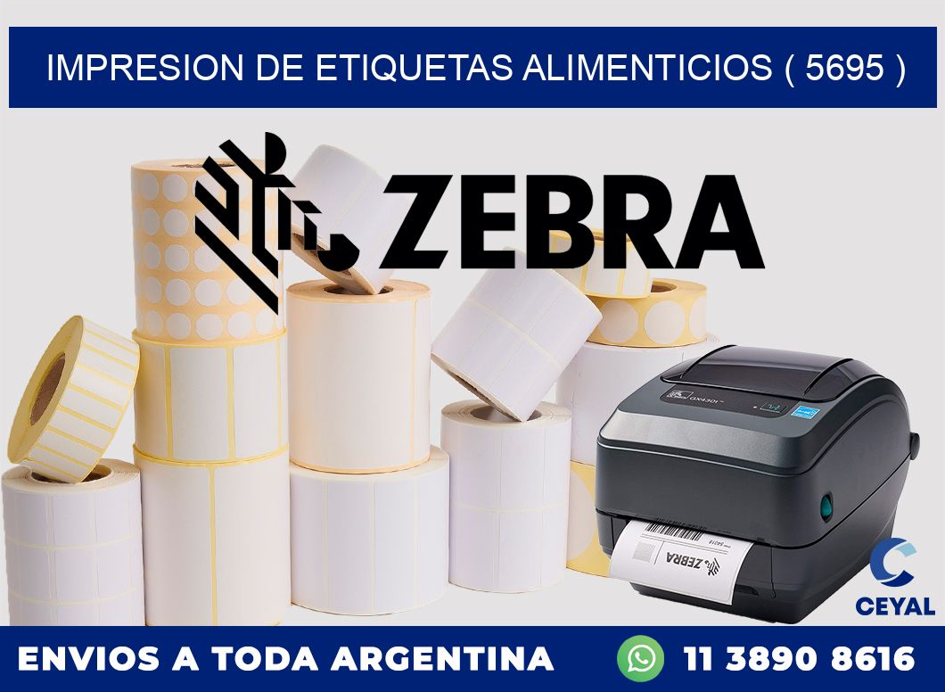 IMPRESION DE ETIQUETAS ALIMENTICIOS ( 5695 )