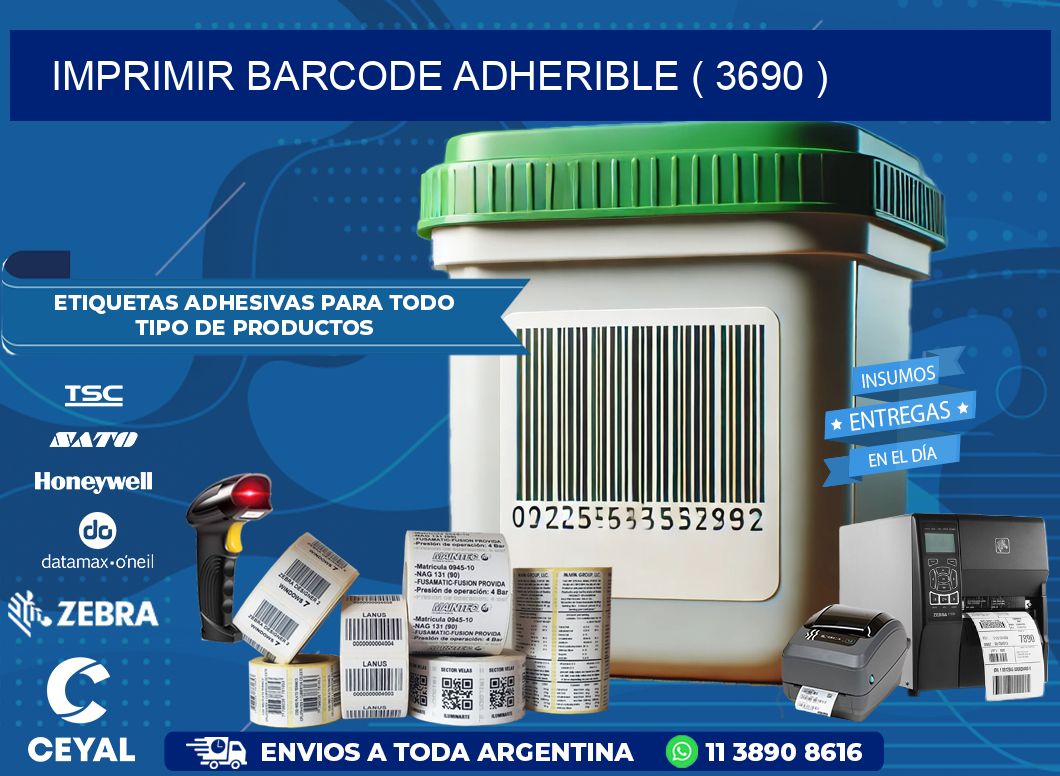 IMPRIMIR BARCODE ADHERIBLE ( 3690 )