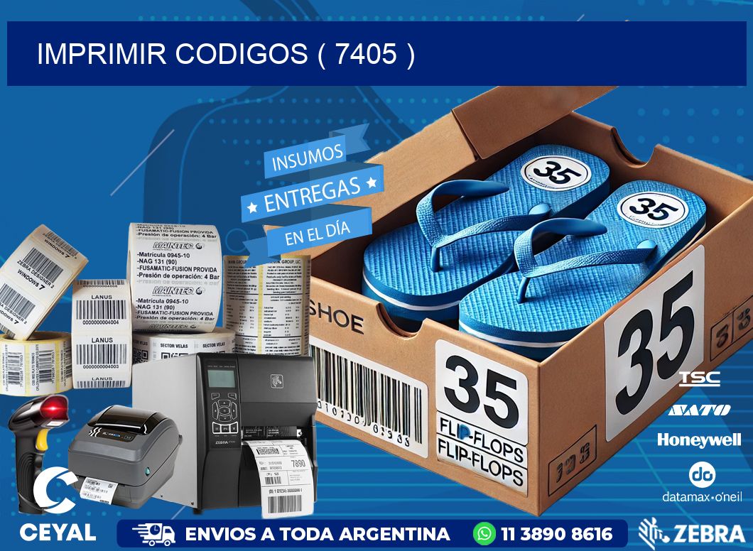 IMPRIMIR CODIGOS ( 7405 )