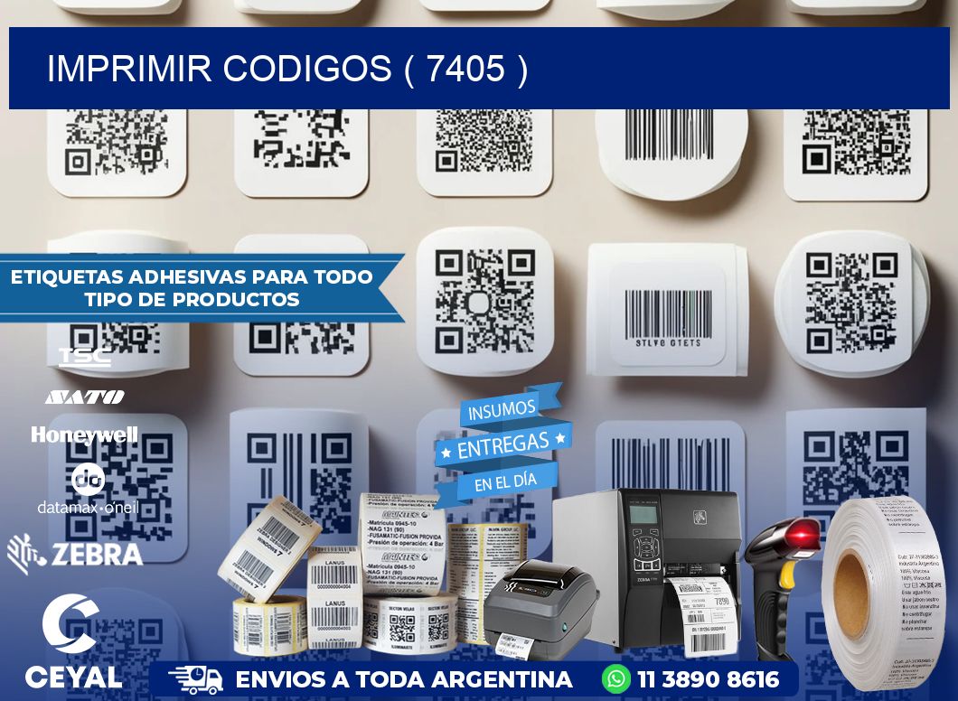 IMPRIMIR CODIGOS ( 7405 )
