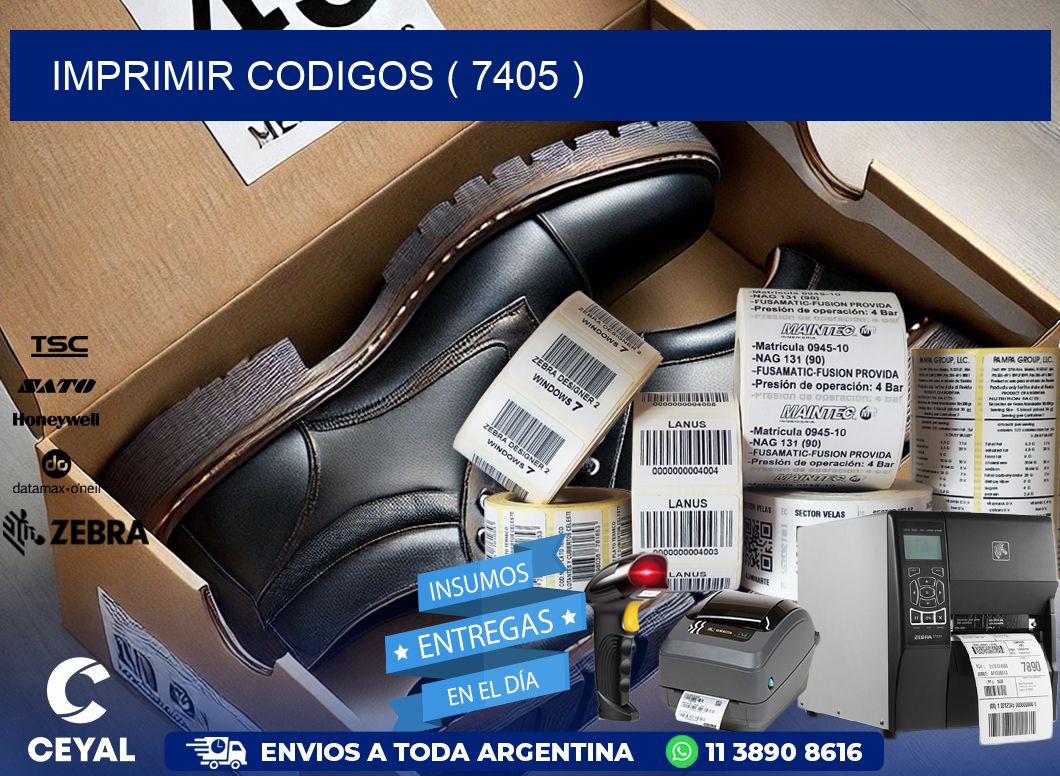 IMPRIMIR CODIGOS ( 7405 )