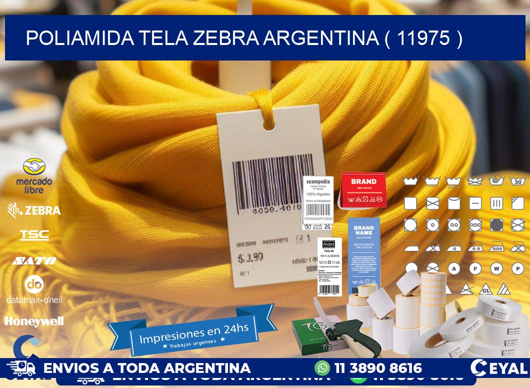 POLIAMIDA TELA ZEBRA ARGENTINA ( 11975 )