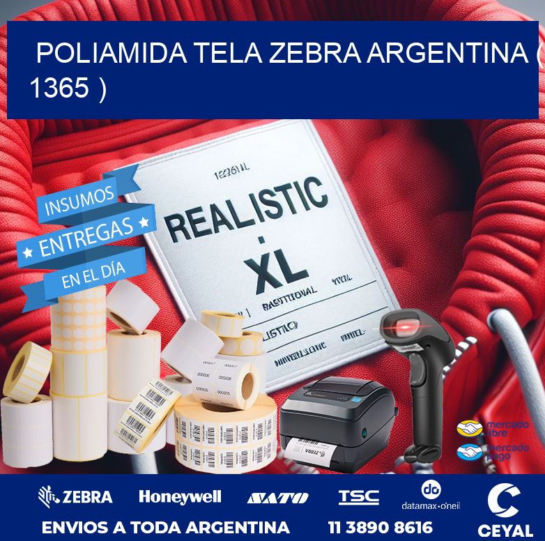 POLIAMIDA TELA ZEBRA ARGENTINA ( 1365 )