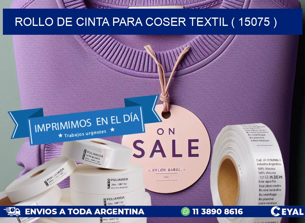 ROLLO DE CINTA PARA COSER TEXTIL ( 15075 )