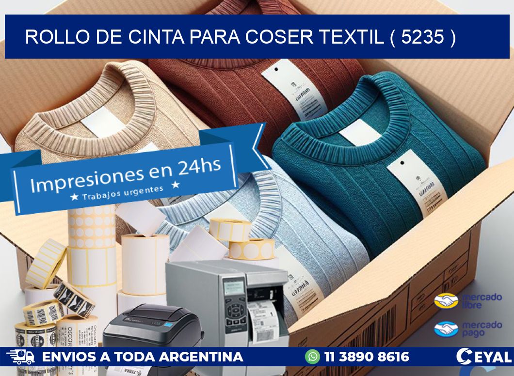 ROLLO DE CINTA PARA COSER TEXTIL ( 5235 )