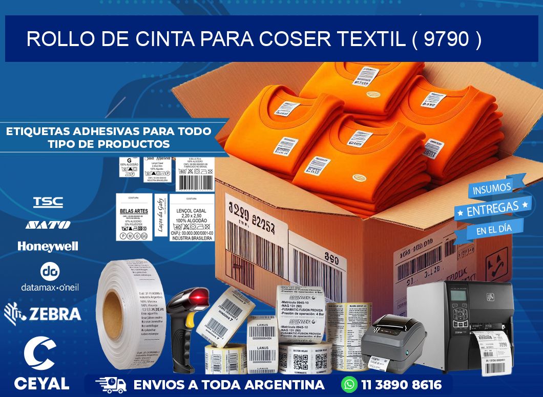 ROLLO DE CINTA PARA COSER TEXTIL ( 9790 )