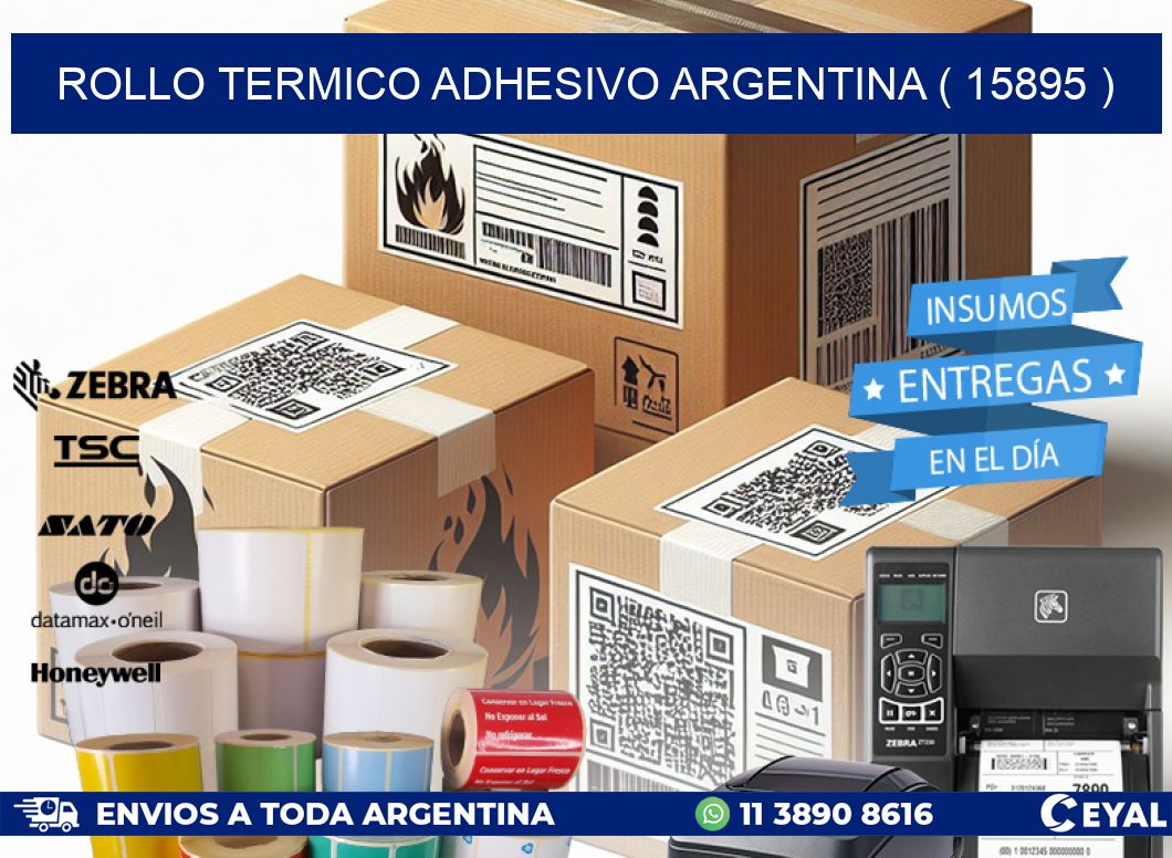 ROLLO TERMICO ADHESIVO ARGENTINA ( 15895 )