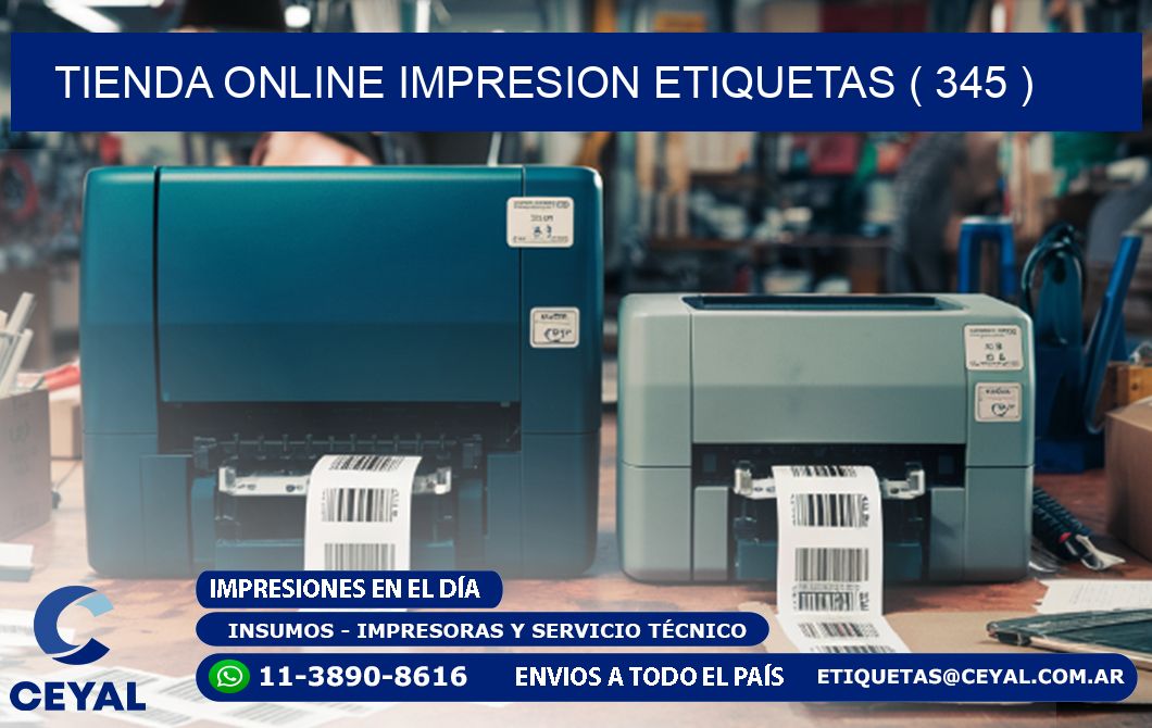 TIENDA ONLINE IMPRESION ETIQUETAS ( 345 )