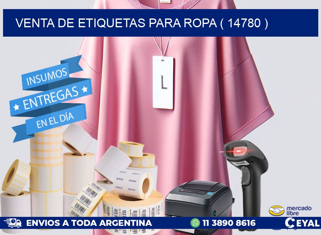 VENTA DE ETIQUETAS PARA ROPA ( 14780 )
