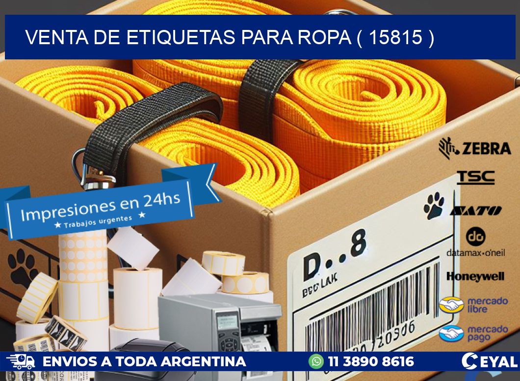 VENTA DE ETIQUETAS PARA ROPA ( 15815 )